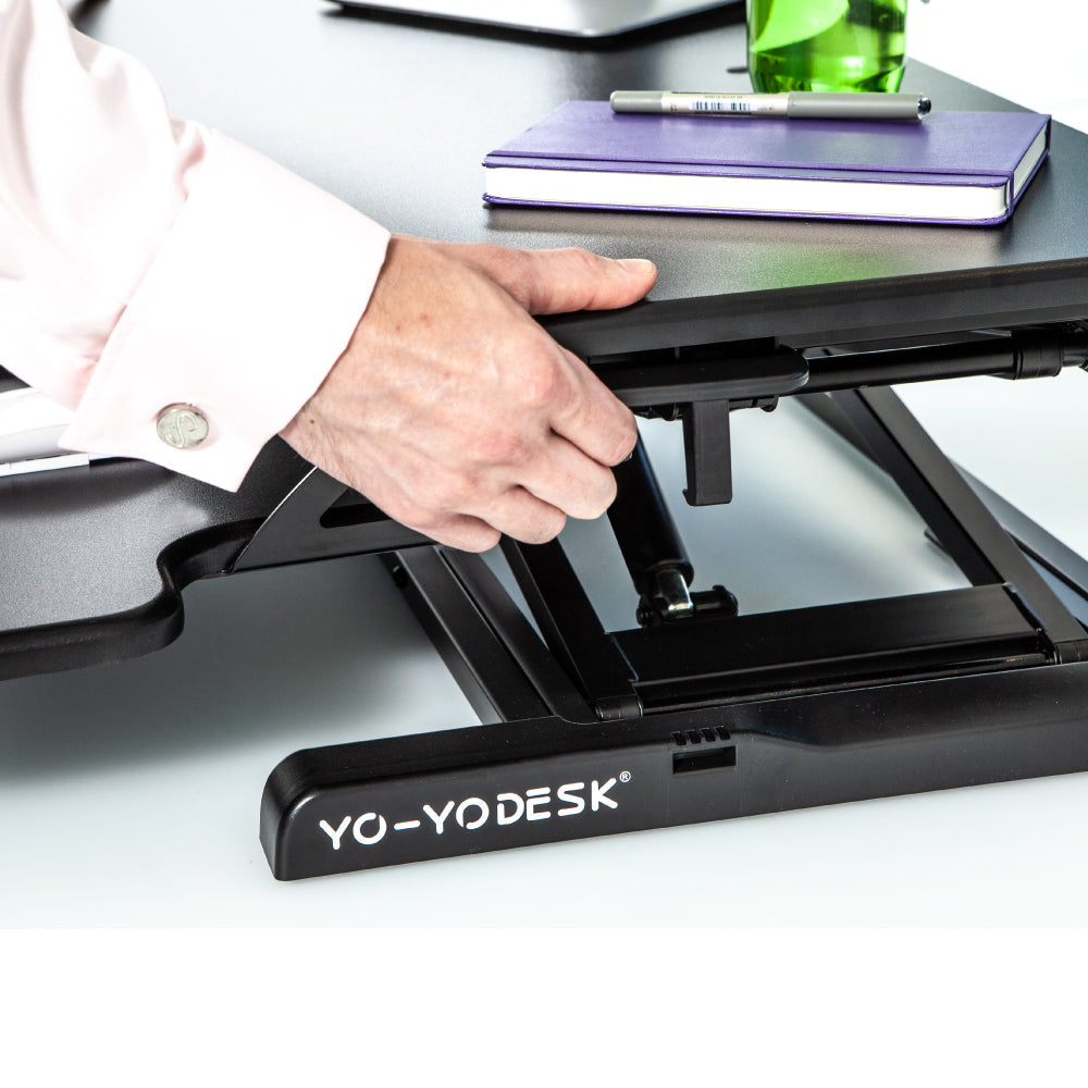 Ergonomic Slim Single Monitor Standing Desk Converter