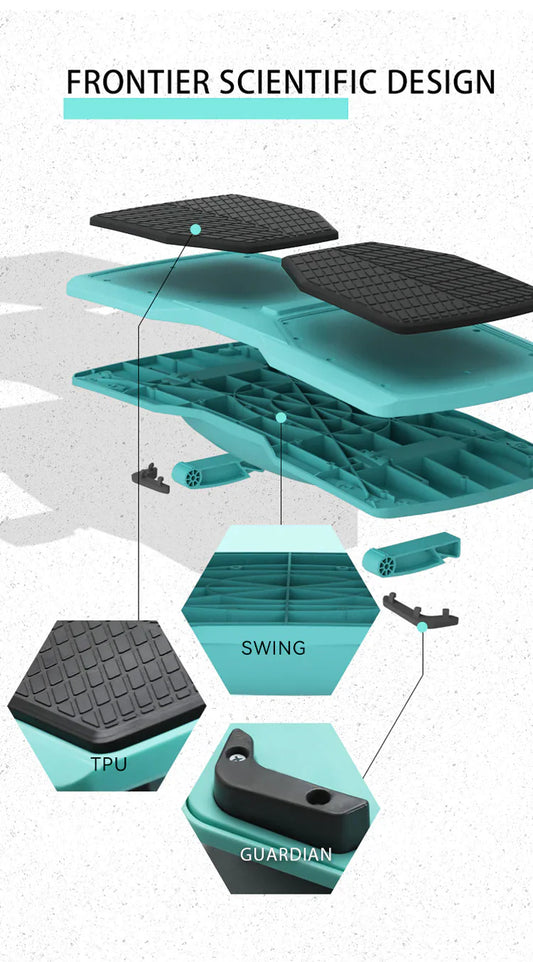Ergonomic Motor Pedal Balance Board Footrest