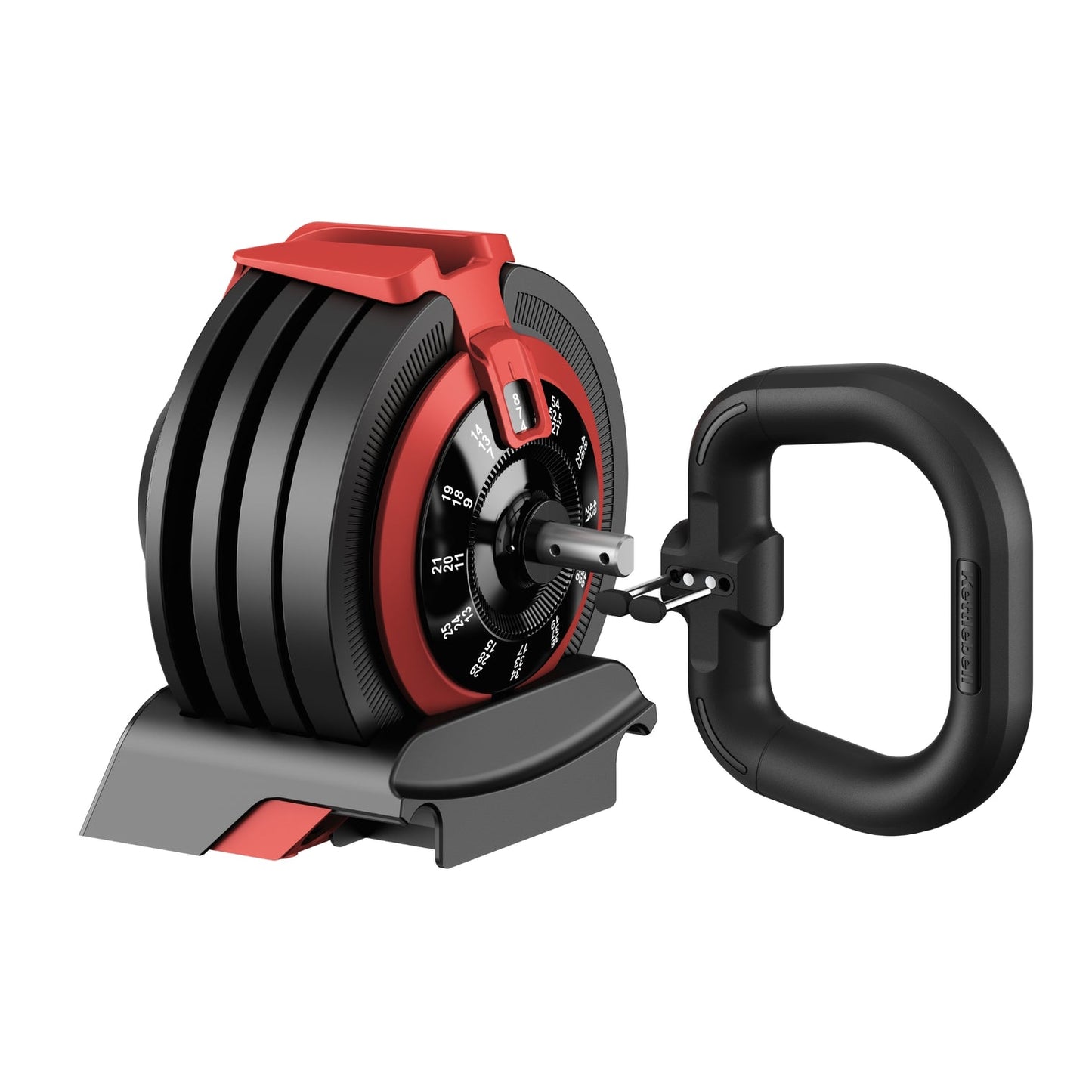 King Smith Fitness 24 kg 3-in-1 Adjustable Dumbbell, Barbell & Kettlebell Set