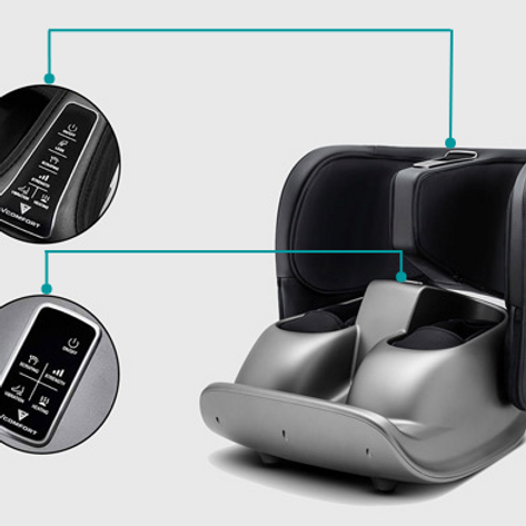 V-Comfort Foot, Calf & Leg Deep Shiatsu Massager Accessory V-comfort