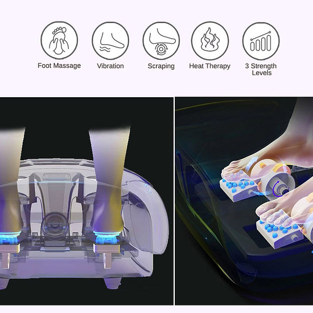 V-Comfort Foot, Calf & Leg Deep Shiatsu Massager Accessory V-comfort