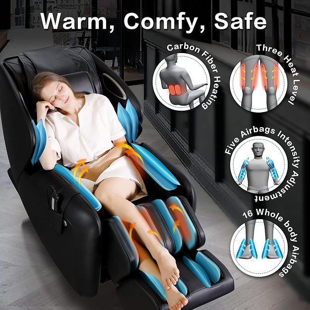 Rotai 3D, SL Heated Full Body Shiatsu Massage Chair Rotai