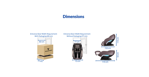 V-Comfort Eggy Massage Chair V-comfort