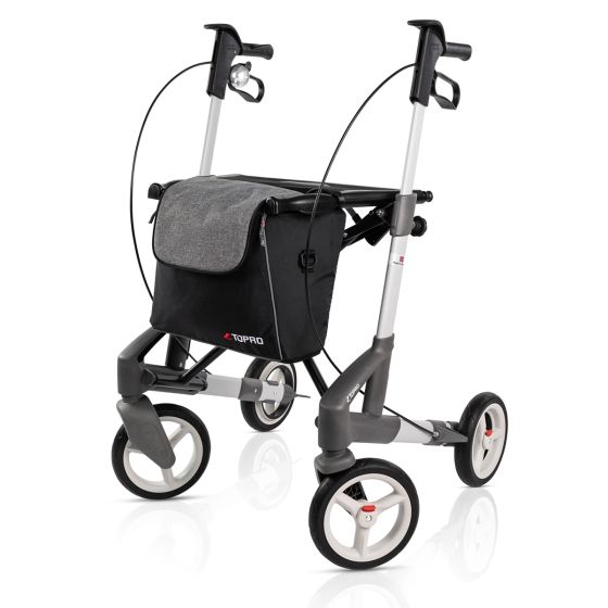 TOPRO Troja 5G Premium Mobility Walker - Advanced Lightweight Rollator Rollator TOPRO Silver Small