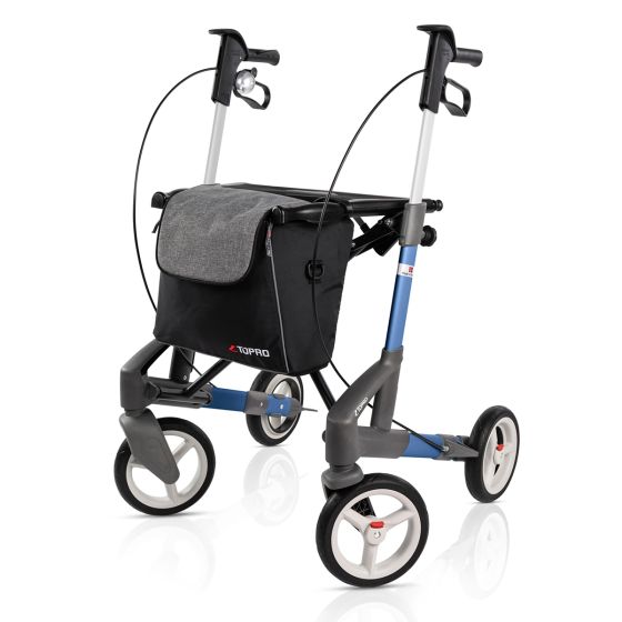 TOPRO Troja 5G Premium Mobility Walker - Advanced Lightweight Rollator Rollator TOPRO Blue Small