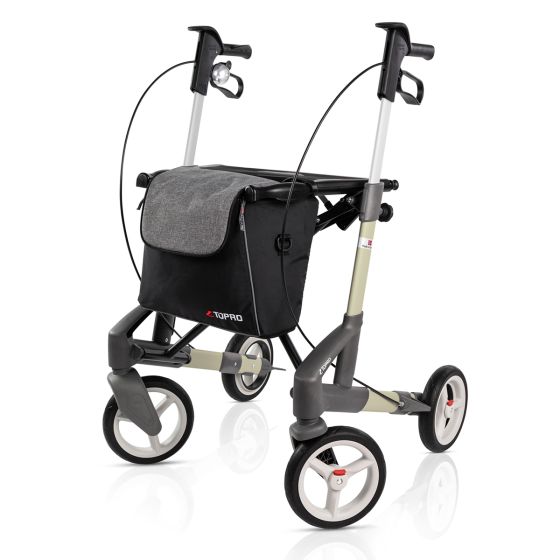 TOPRO Troja 5G Premium Mobility Walker - Advanced Lightweight Rollator Rollator TOPRO Sand Small