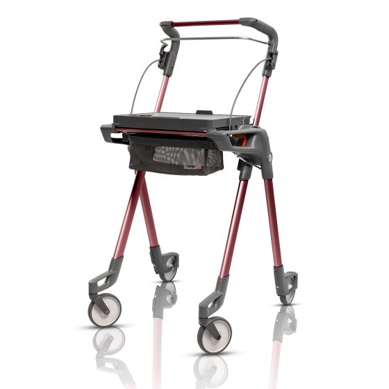 TOPRO Hestia Home Comfort Rollator - Premium Indoor Mobility Assistant Rollator TOPRO Wine Red