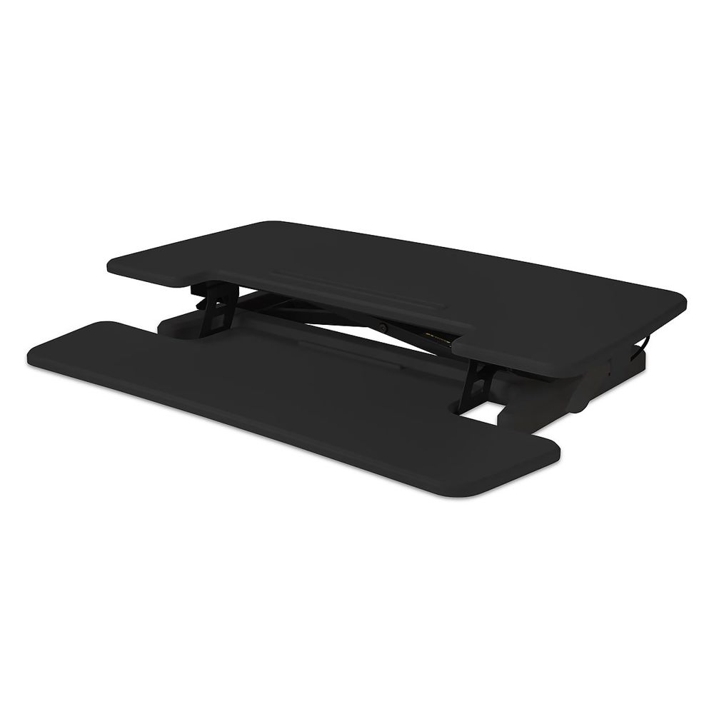 Adjustable Sit-Stand Single Monitor Desk Riser 2