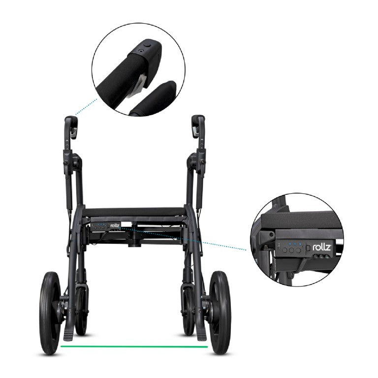 Rollz Motion Rhythm: Parkinson Rollator with Customizable Cues Rollator Rollz