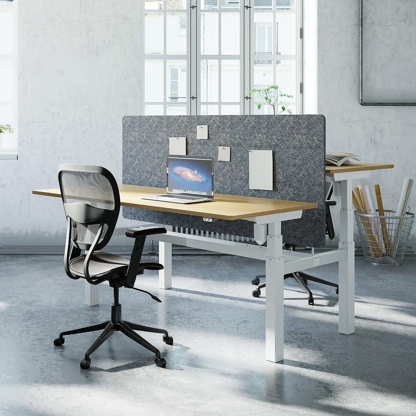 Conset Dual Motor Back-to-Back Standing Desk