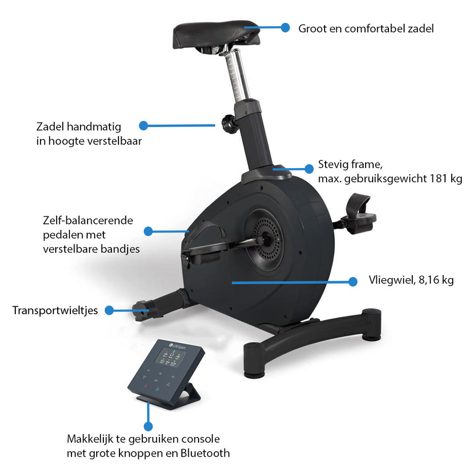 LifeSpan C3-SC110 Under Desk Bike Desk Bike LifeSpan