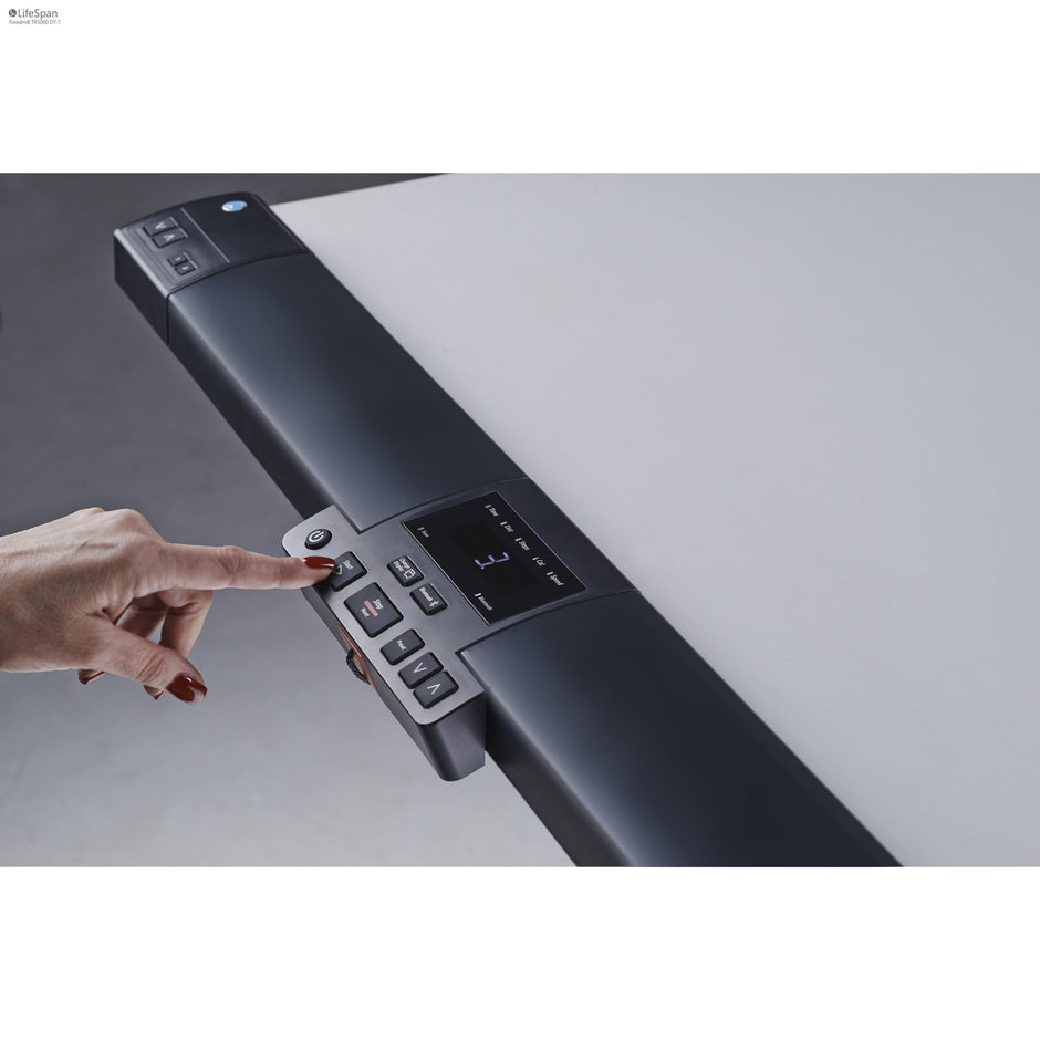 LifeSpan TR5000-DT7 Power Treadmill Desk - Oak Desktop LifeSpan