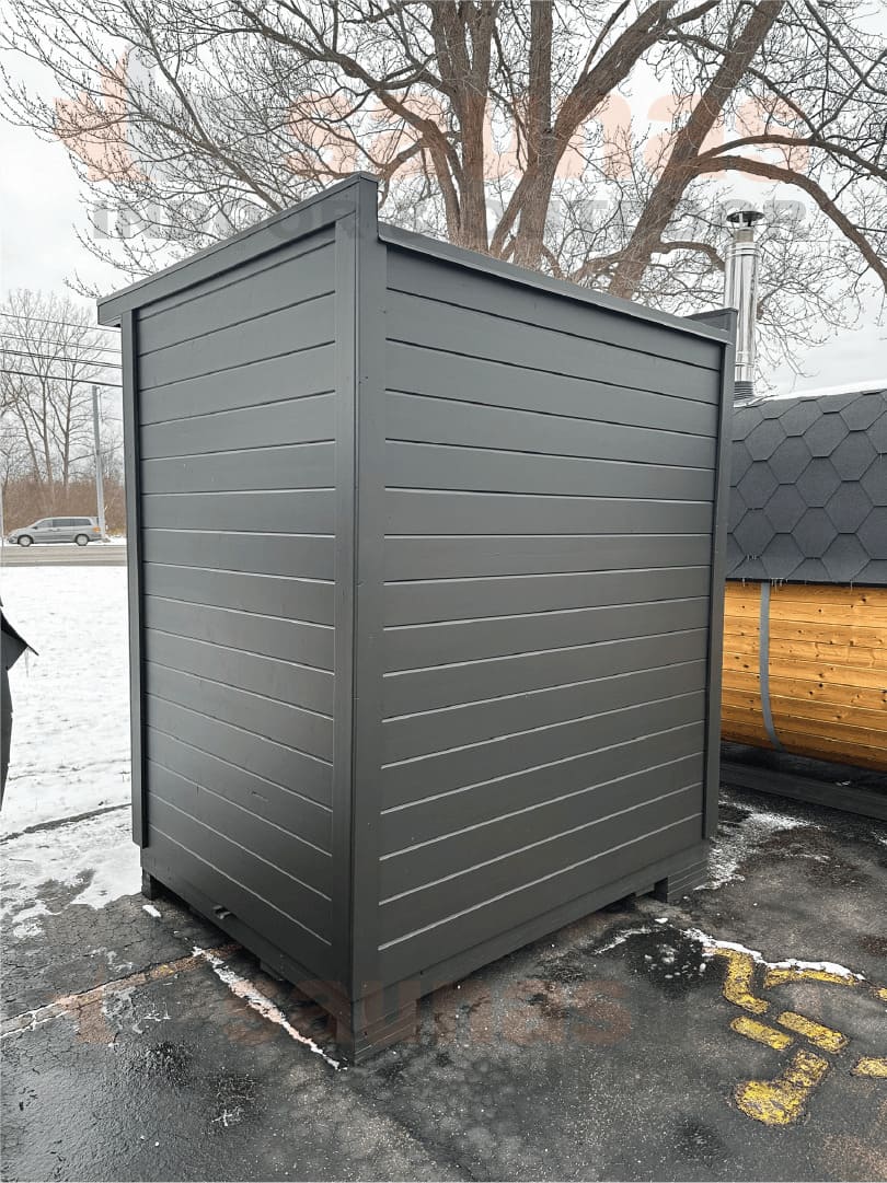 Compact Outdoor Sauna Kit – Patio XXS 3-Person Thermowood Cabin for Garden & Patio