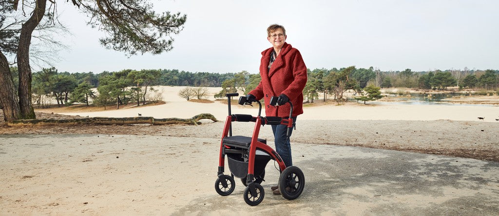 Rollz Motion Performance All-Terrain Rollator with Air Tires