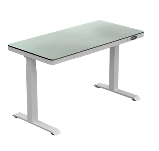 LifeSpan TR1200-Power Treadmill Desk with Glass Standing Desk + SC130 Smart Console