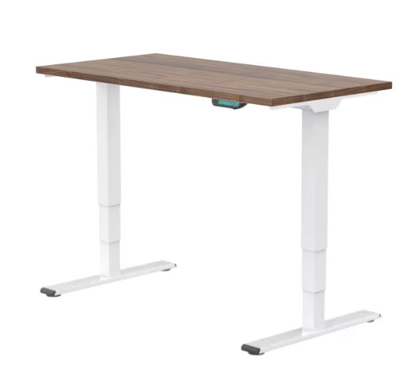 E5 Dual Motor Standing Desk Ergonest White Blackwalnut
