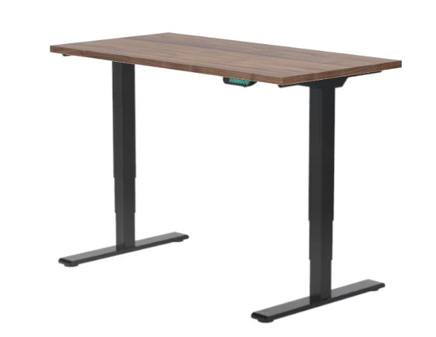 E5 Dual Motor Standing Desk Ergonest Black Blackwalnut
