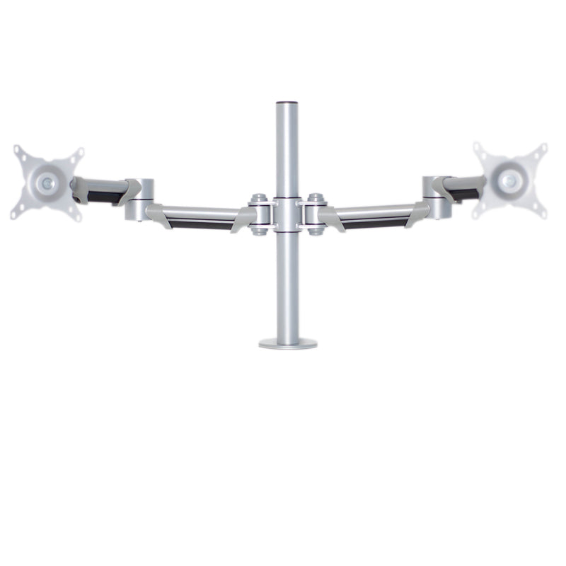 Heavy Duty Twin Monitor Arms