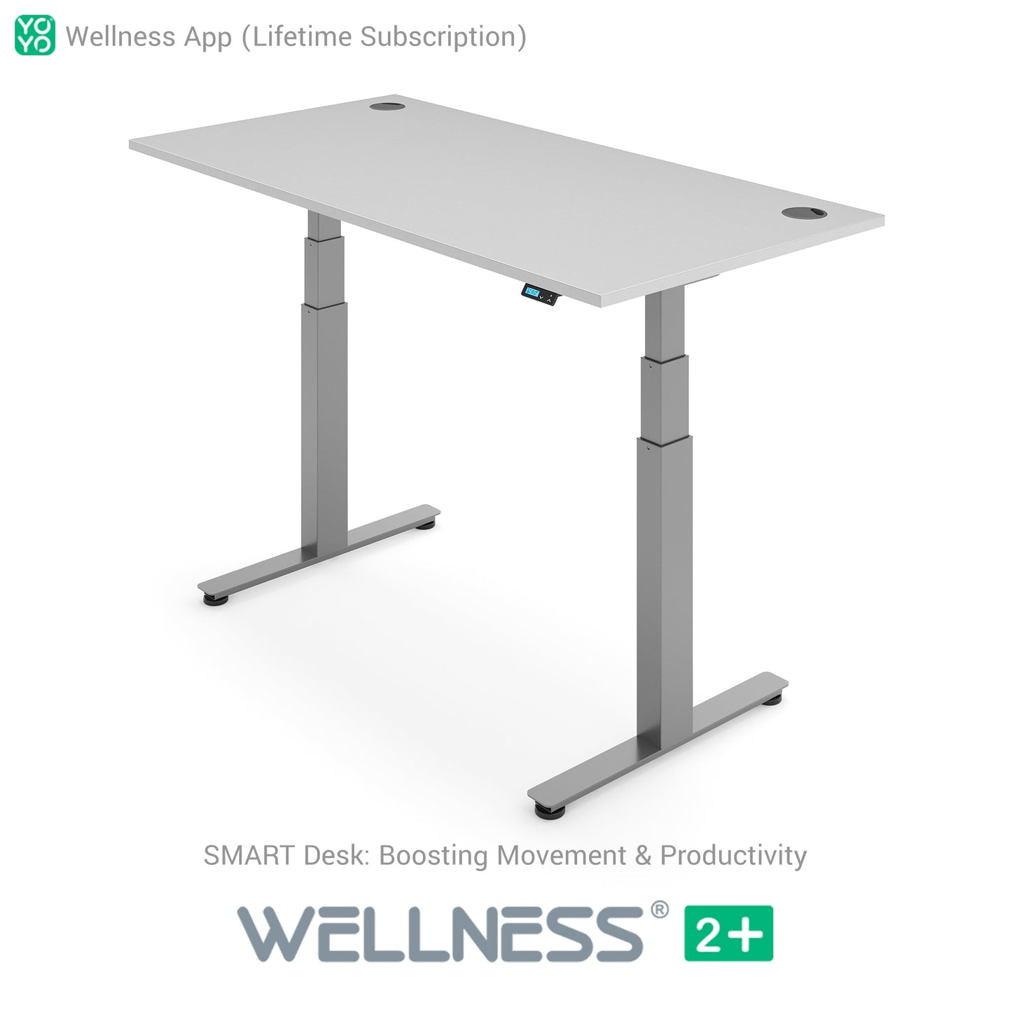 WELLNESS 2+ Smart Dual Motor Standing Desk