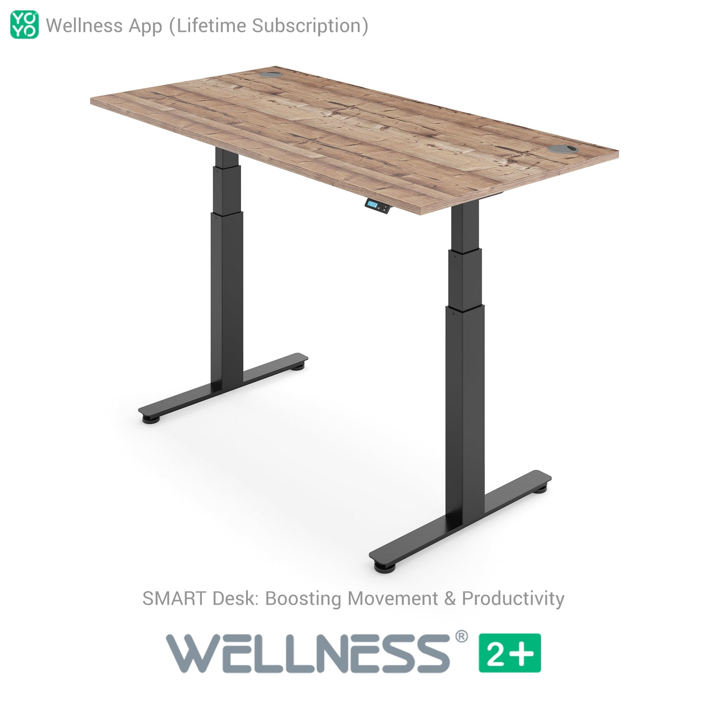 WELLNESS 2+ Smart Dual Motor Standing Desk