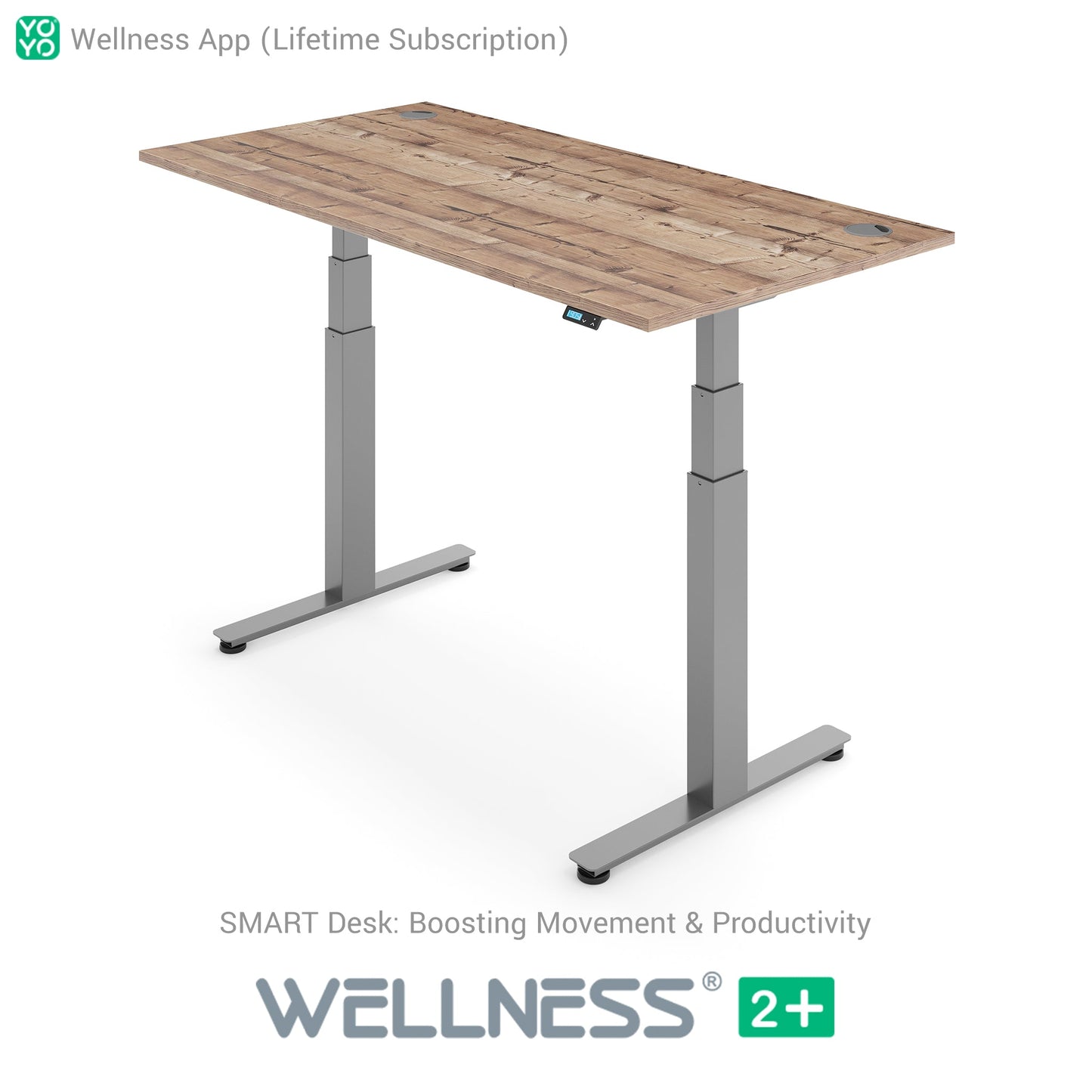 WELLNESS 2+ Smart Dual Motor Standing Desk