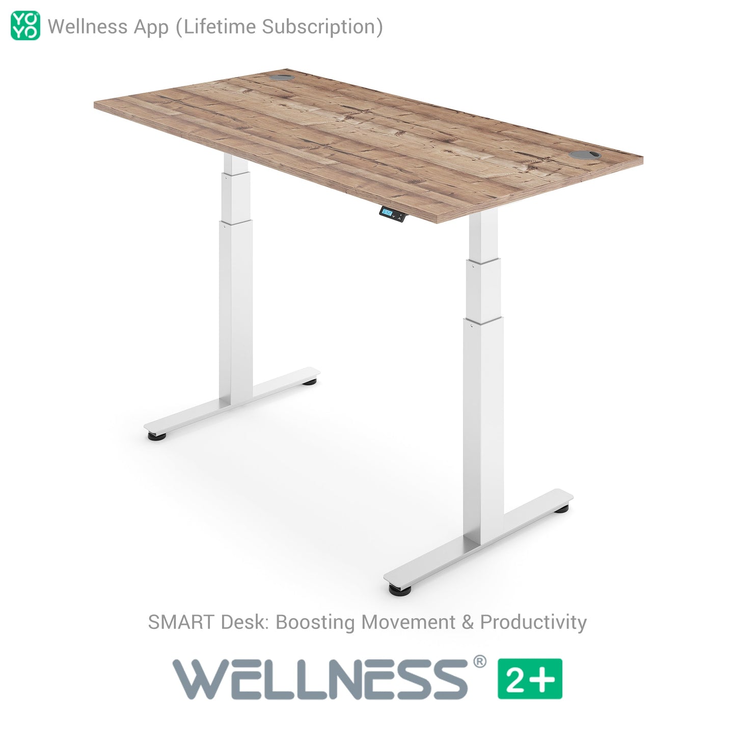 WELLNESS 2+ Smart Dual Motor Standing Desk