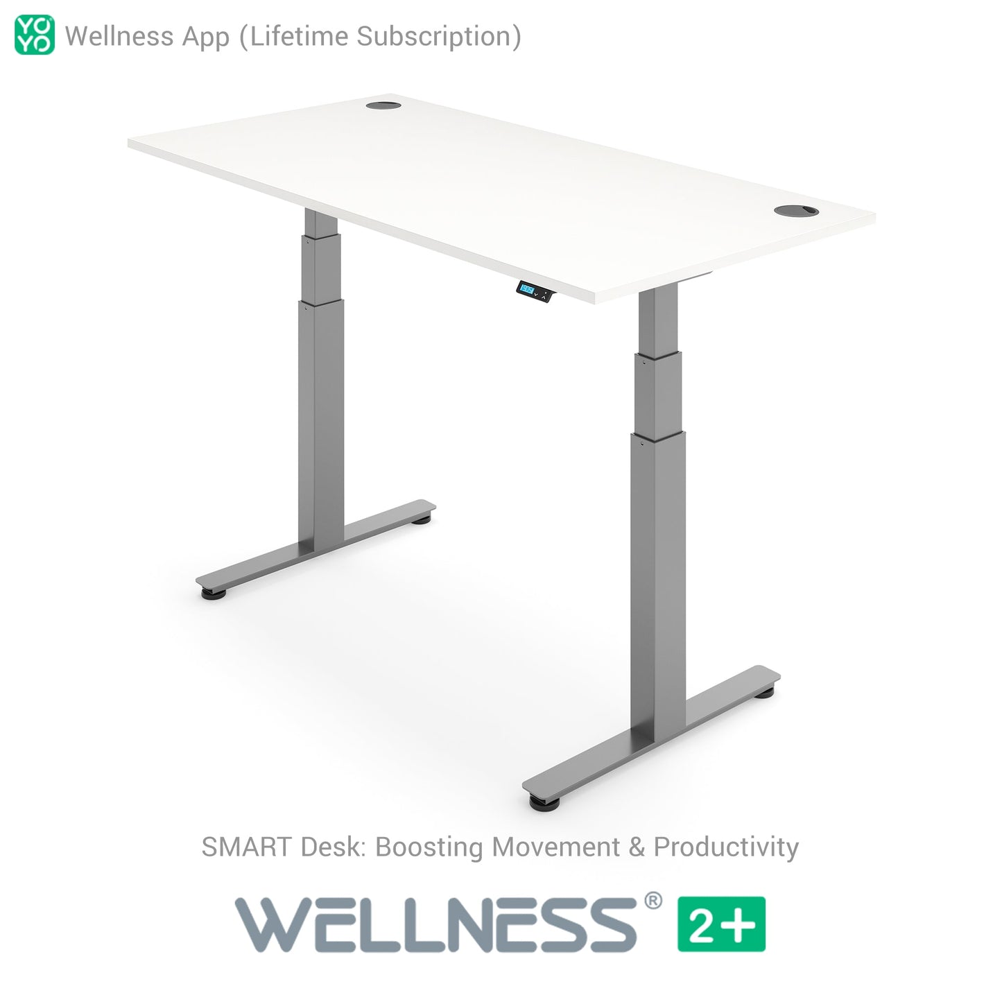 WELLNESS 2+ Smart Dual Motor Standing Desk