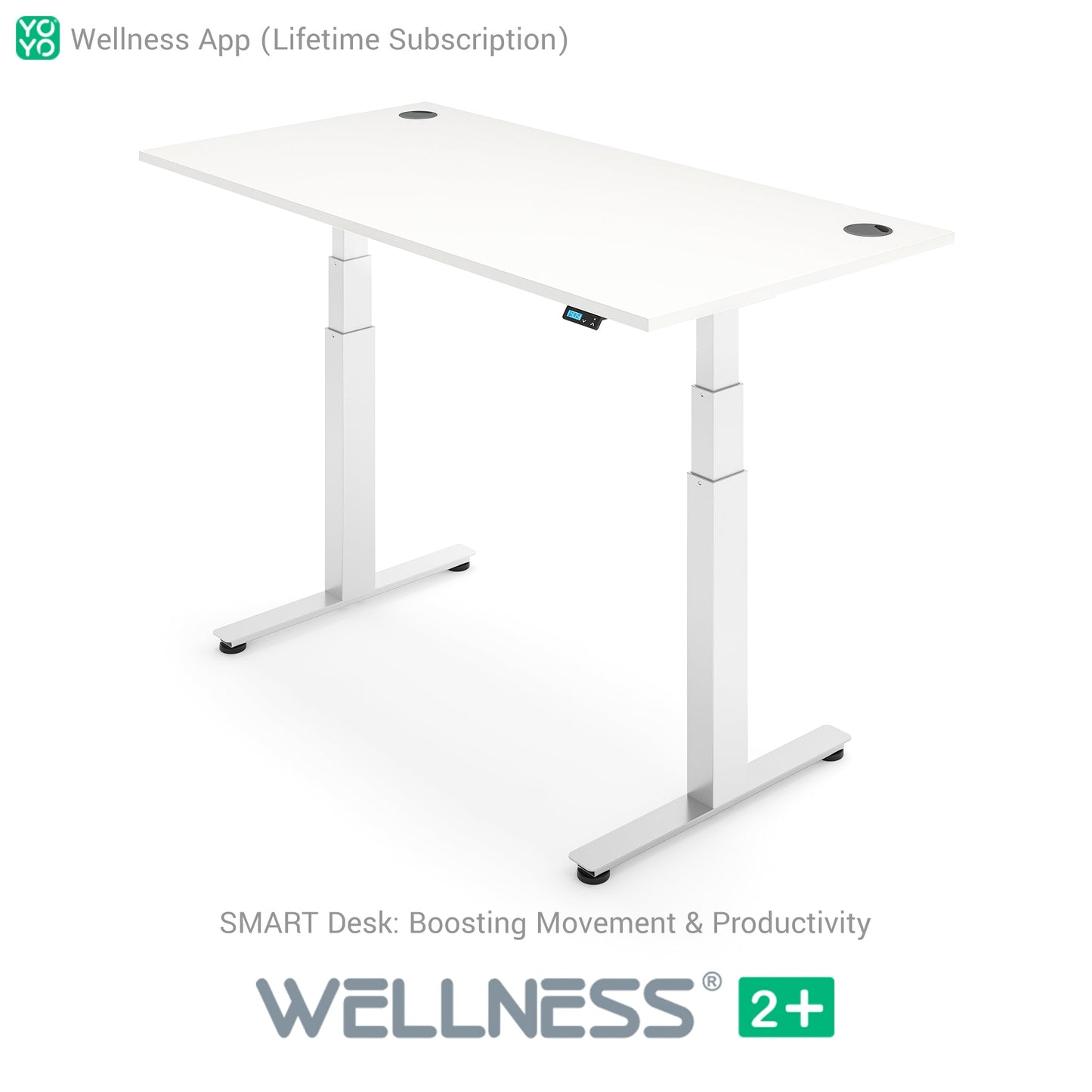 WELLNESS 2+ Smart Dual Motor Standing Desk