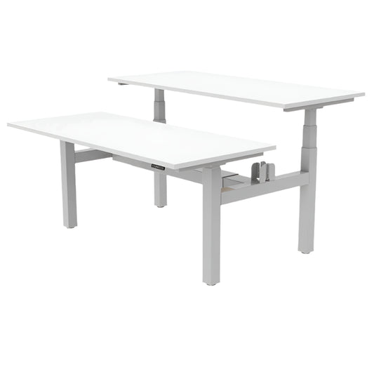 Yo-Yo DESK DUO+ YO-YO DESK Silver White