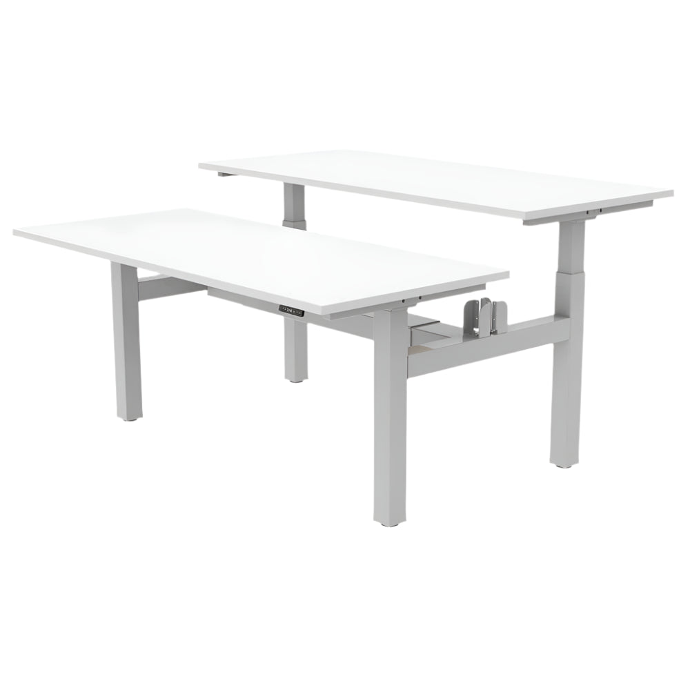 Yo-Yo DESK DUO YO-YO DESK Silver White