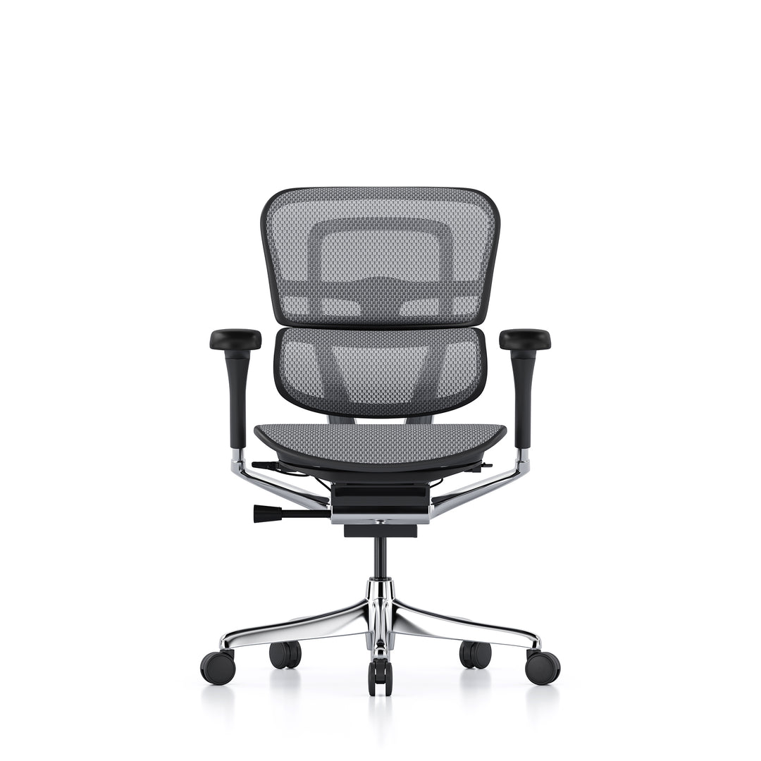 Ergohuman Office Chair- Grey Mesh Office Chair Ergohuman Without Headrest Black