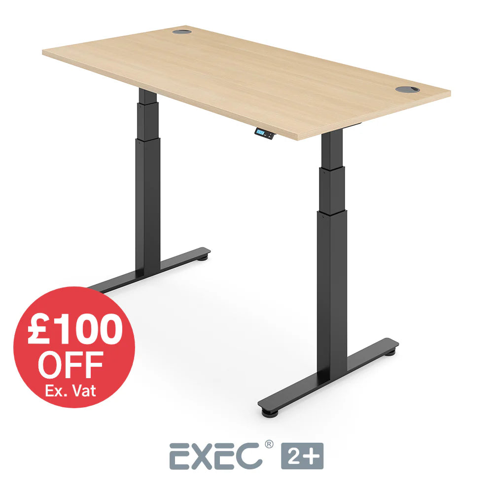 EXEC 2+ Dual Motor Height Adjustable Standing Desk