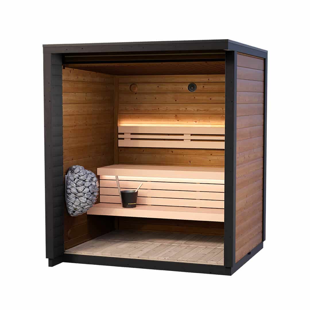 Compact Outdoor Sauna Kit – Patio XXS 3-Person Thermowood Cabin for Garden & Patio