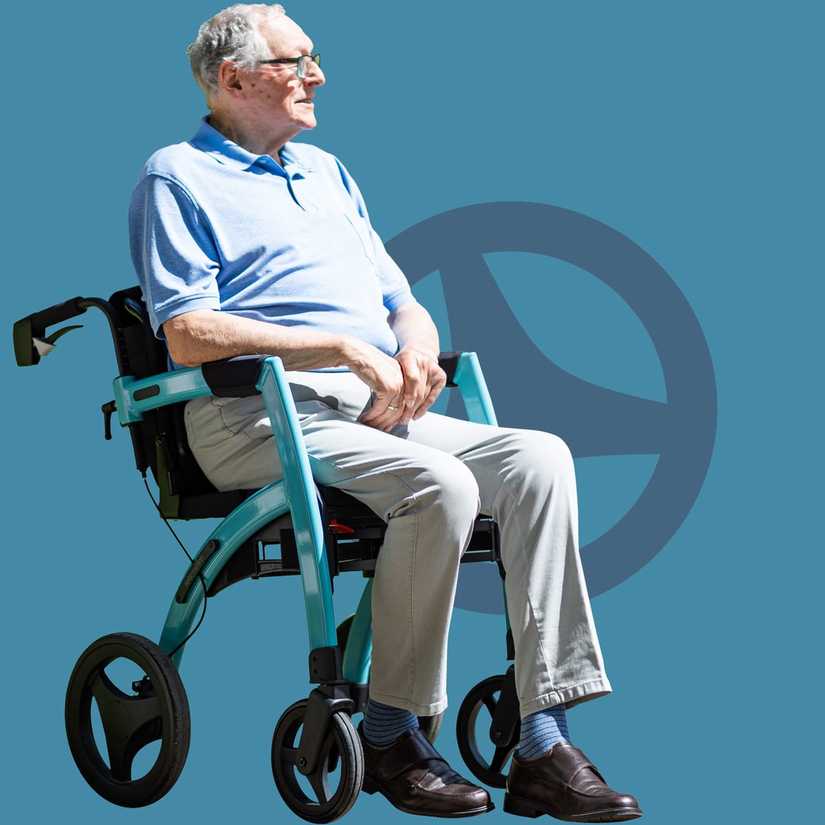 Rollz Motion (2.1) : 2-in-1 Rollator and Wheelchair Rollator Rollz
