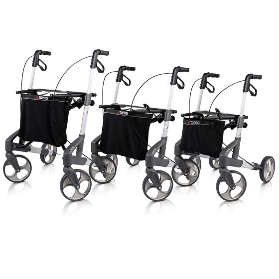 Premium 4-Wheel Mobility Walker: TOPRO Troja Classic Edition Rollator TOPRO