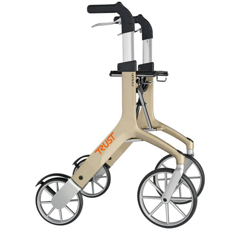 TrustCare Let's Fly Foldable Rollator Rollator TrustCare Champagne