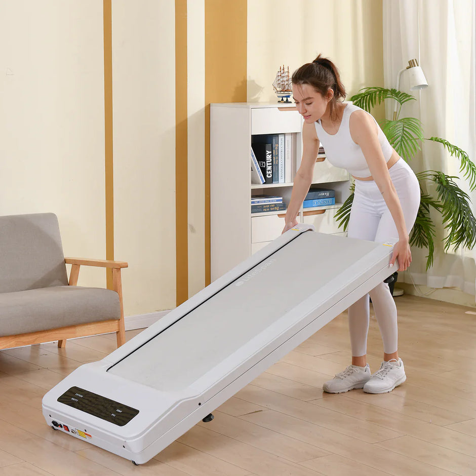 LifeSpan TX6 GlowUp Walking Pad - Pure White Under Desk Treadmill LifeSpan