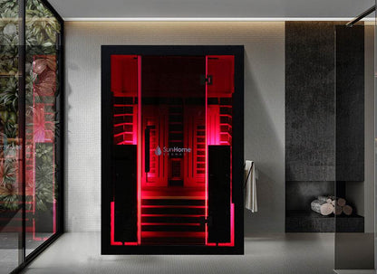 Sun Home Eclipse™ Two-Person Red Light & Infrared Sauna