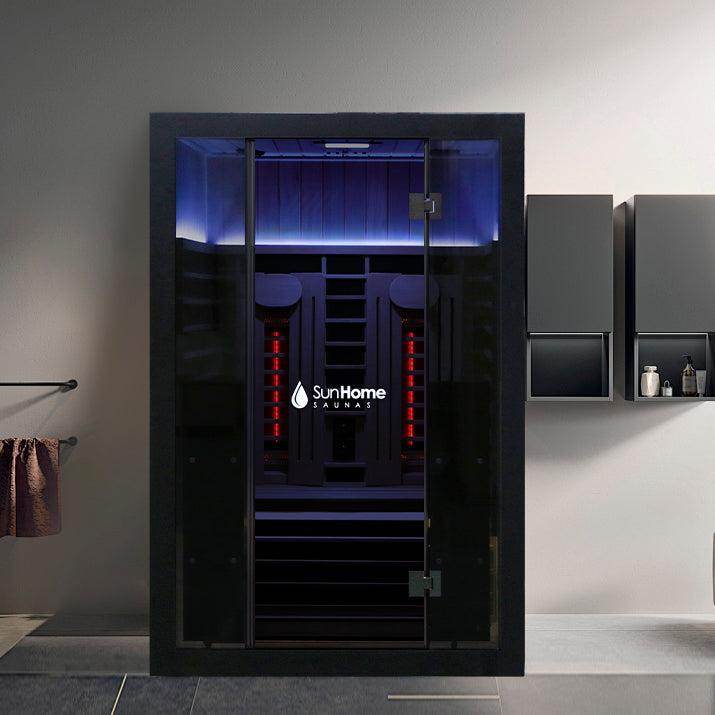 Sun Home Eclipse™ Two-Person Red Light & Infrared Sauna