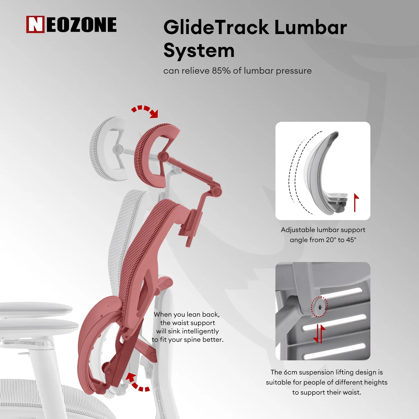 MUSSO X700 Ergonomic Office Chair with GlideTrack Technology
