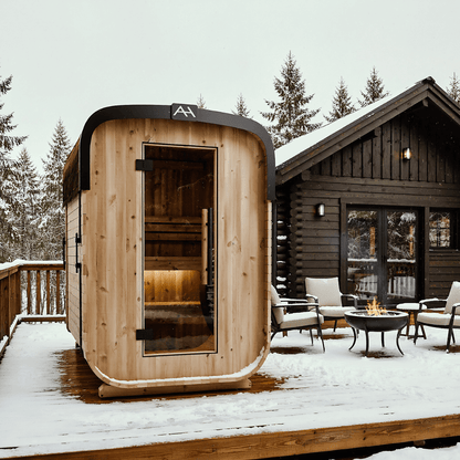 Blackwater 1-2 Person Outside Mini-Cube Sauna