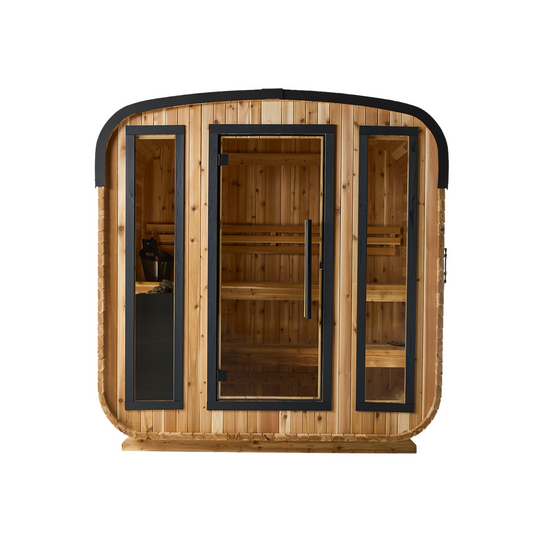 BlackWater 4 Person Outdoor Cube Sauna