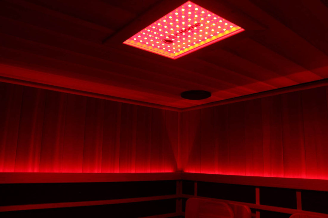 Sun Home Eclipse™ Four-Person Red Light & Infrared Sauna