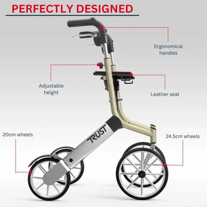 Trust Care Lets Go Out Foldable Rollator TrustCare