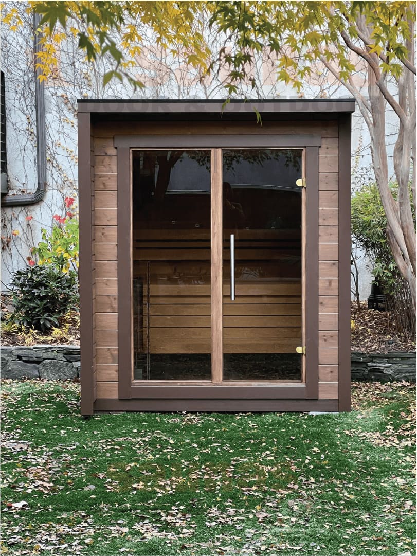Compact Outdoor Sauna Kit – Patio XXS 3-Person Thermowood Cabin for Garden & Patio