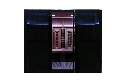 Sun Home Eclipse™ Four-Person Red Light & Infrared Sauna