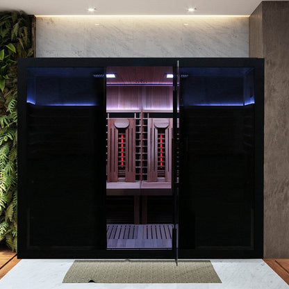 Sun Home Eclipse™ Four-Person Red Light & Infrared Sauna