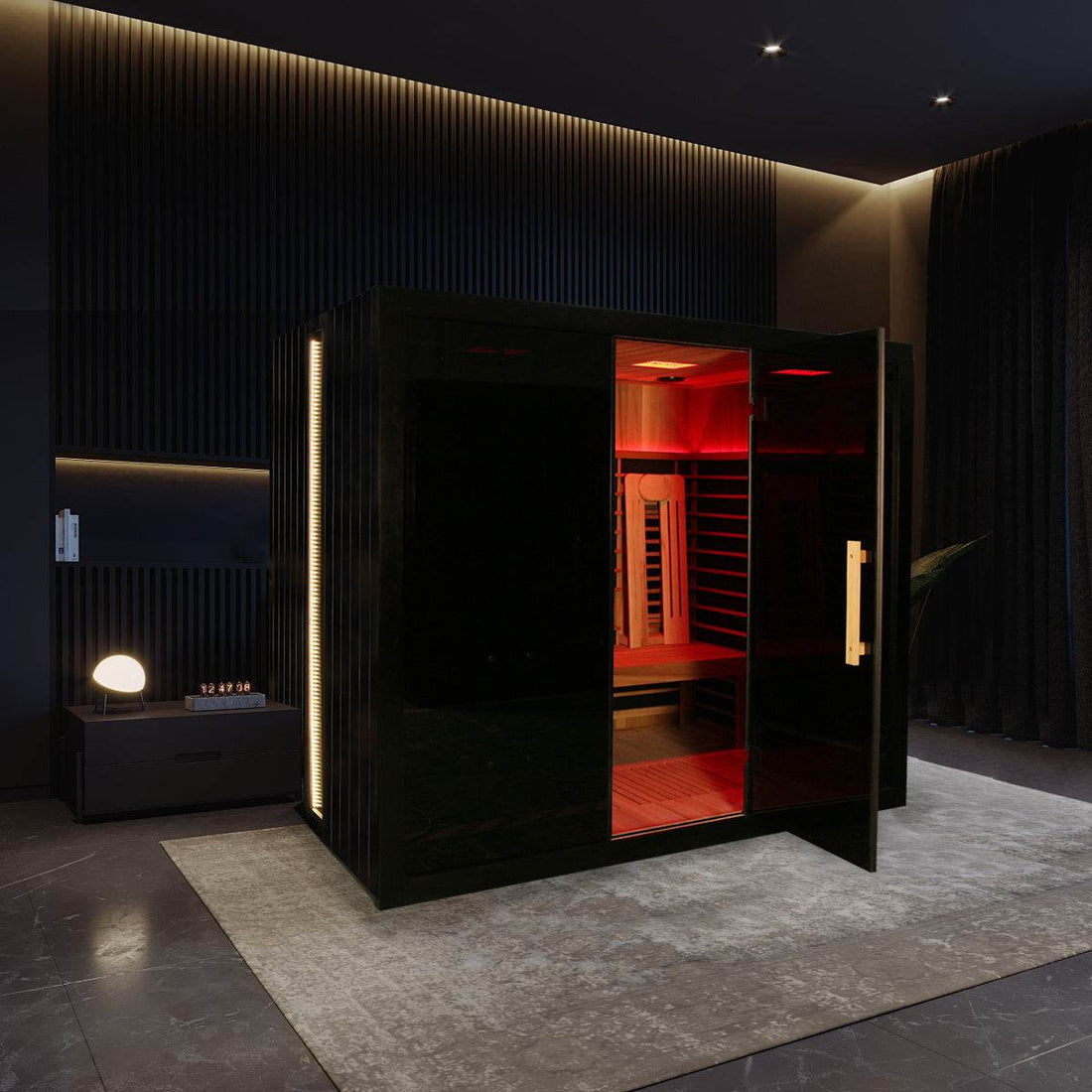 Sun Home Eclipse™ Four-Person Red Light & Infrared Sauna