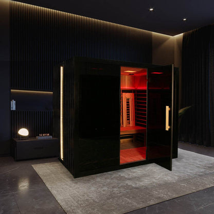 Sun Home Eclipse™ Four-Person Red Light & Infrared Sauna