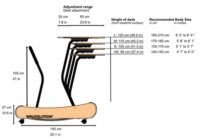 Walkolution Desk Attachment Add-on